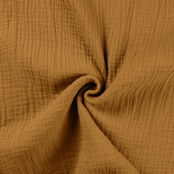 Musselin Double Gauze - Caramel